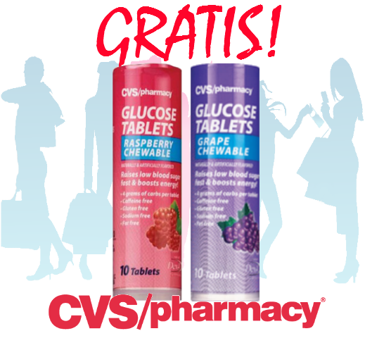 GRATIS! CVS Glucose Tablets-No Necesitas Cupon