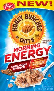 Post Honey Bunches of Oats Morning Energy