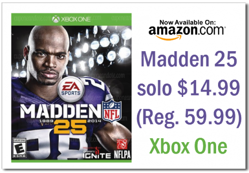 Madden NFL 25 Xbox One solo $14.99